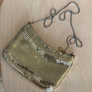 Vintage 1960s Gold Mesh Evening Bag